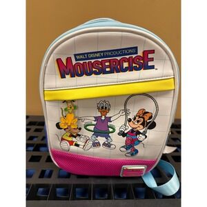 Loungefly Disney Mousercise Mini Minnir‎ Mouse Backpack